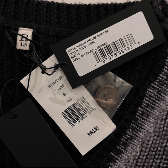 R13 oversized cardigan sweater - Picture 5 of 7